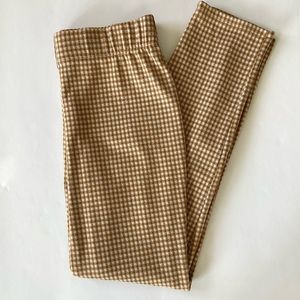 Forever 21 Gingham Stretch Pants Size Large